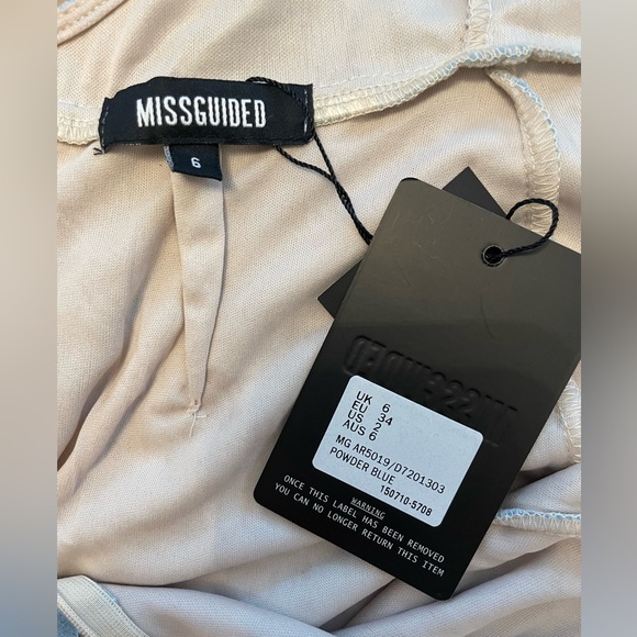 Light blue cocktail dress - Picture 3 of 3